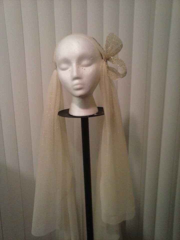 Weekend DIY's and my veil finally done!!