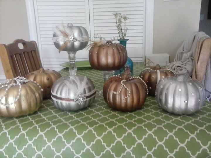 October Brides....PUMPKINS?