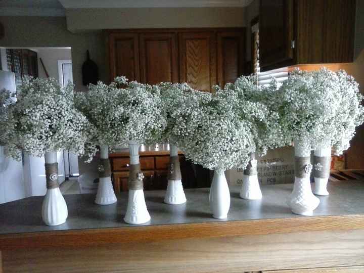 100 Stems of Baby's Breath (Costco) - oven for scale : r/weddingplanning