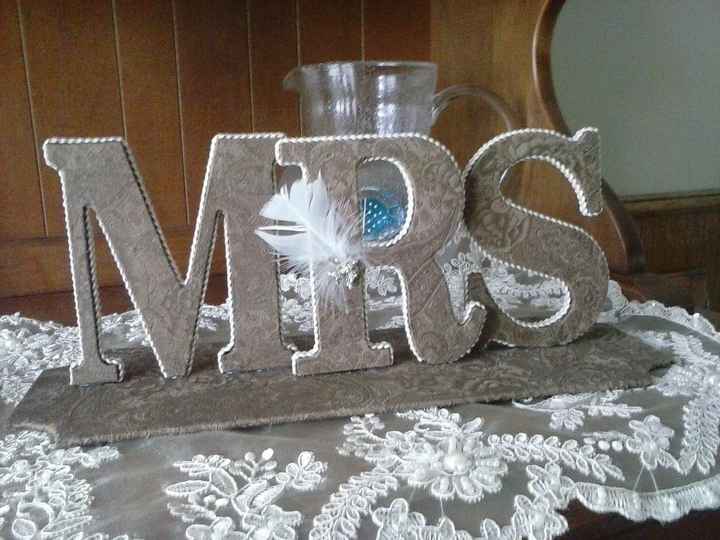 Sweetheart Table: Mr & Mrs Sign