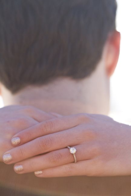 Engagement Photo Nails?
