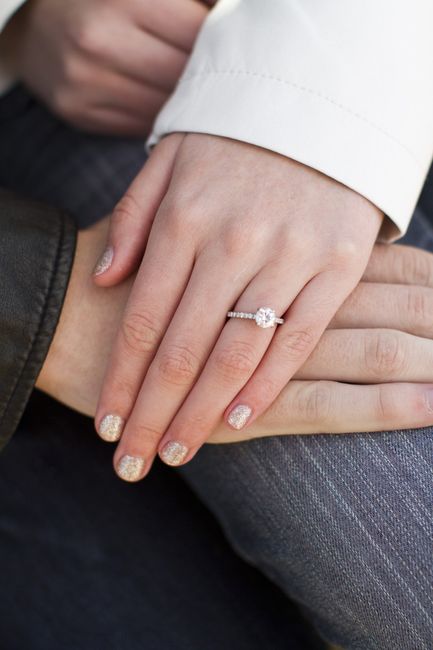 Engagement Photo Nails?