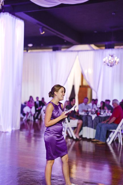 Who is making toasts at your wedding?