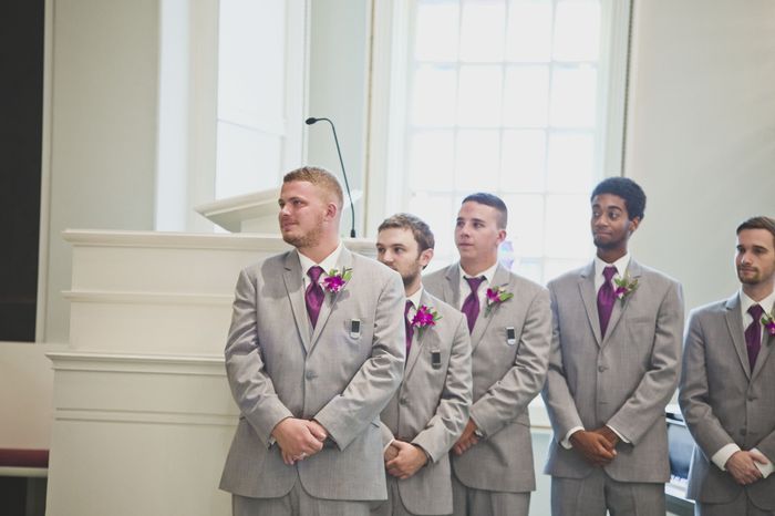 Difficult groomsmen!