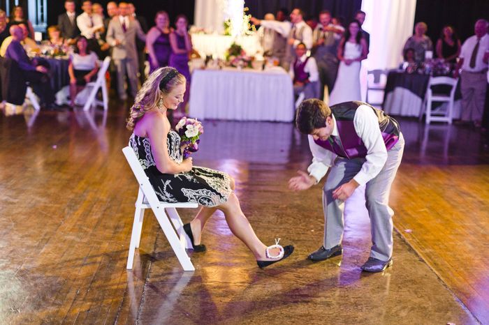 Garter & bouquet toss?