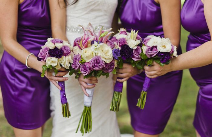 For those having purple/lavender themed wedding