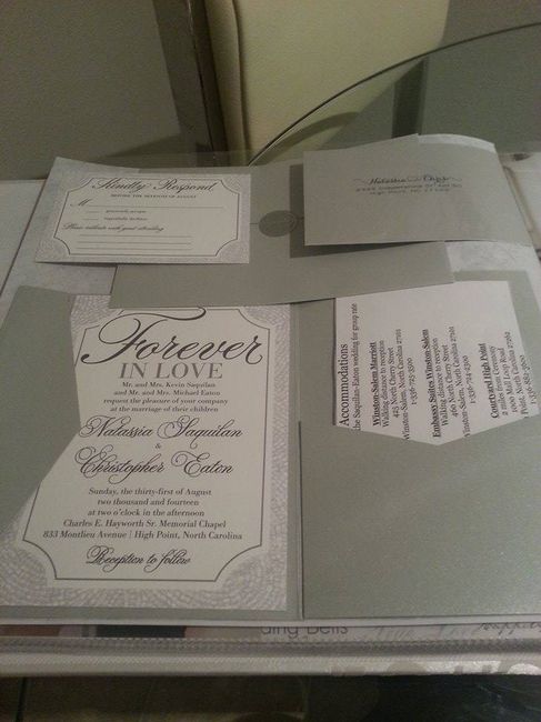 My invitations are here!