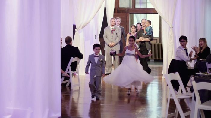 Tiny wedding guests with big personalities
