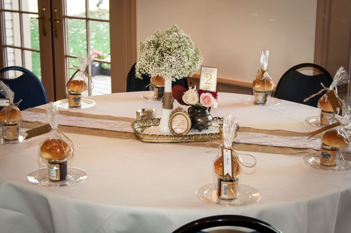Center piece ideas for vintage meets modern romance theme