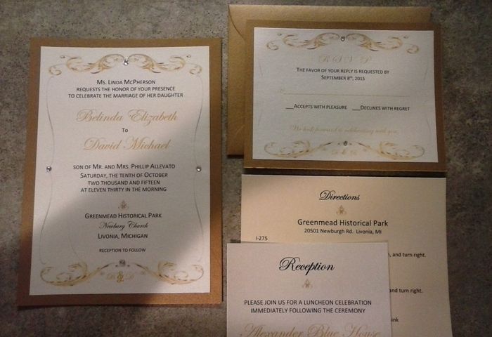 Did you DIY Invites? Pictures welcome!!