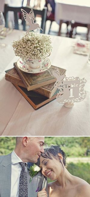 Alice in Wonderland vintage tea party center pieces?