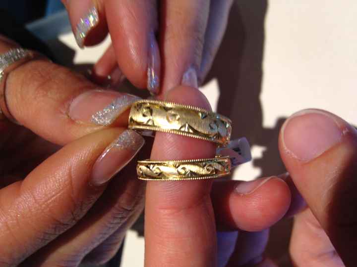 The Wedding Band....His choice or yours?!