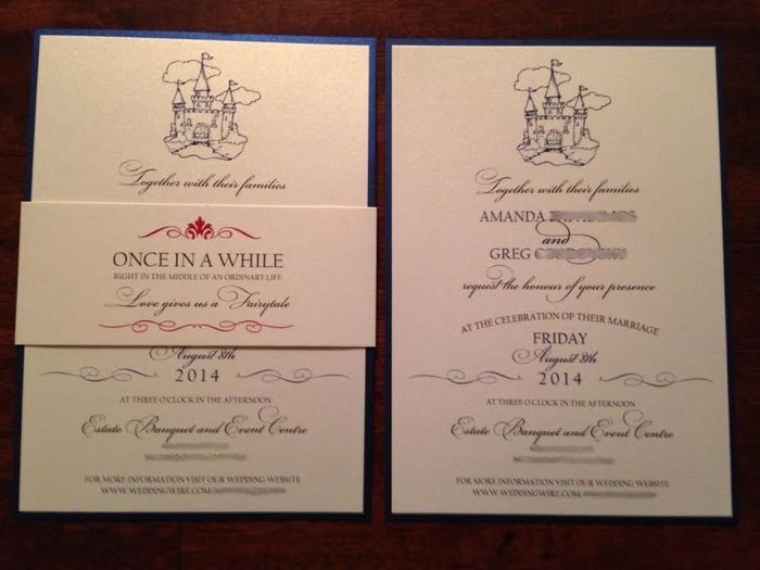 Show us your wedding invitations!
