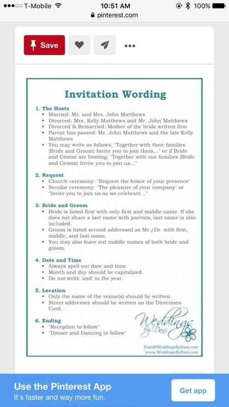 How to properly do wedding invitation