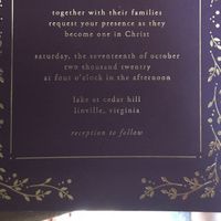 so mad at myself! Typo on my invites. - 1