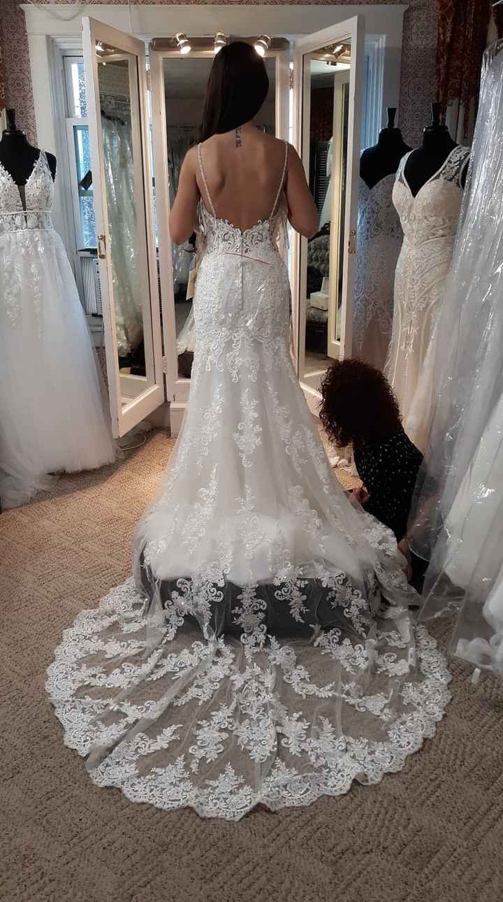 Back of my dress that I ordered