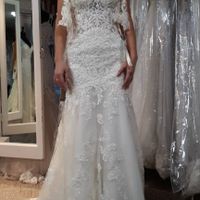 My dress that I ordered (ignore the sleeves hanging on the sides, they will be cut off and I'm addin