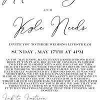 may wedding / coronavirus - 1