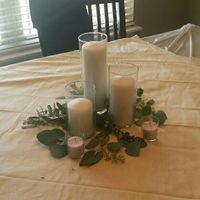Trial run on centerpieces