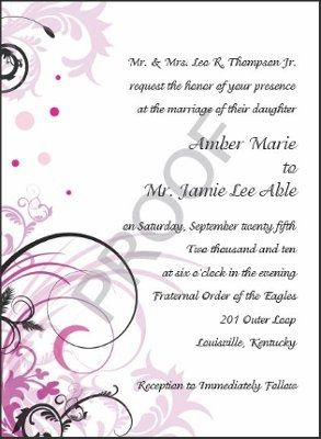 Pink And Black Wedding!!!help!!