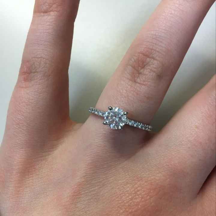 Lets see those beautiful engagement rings