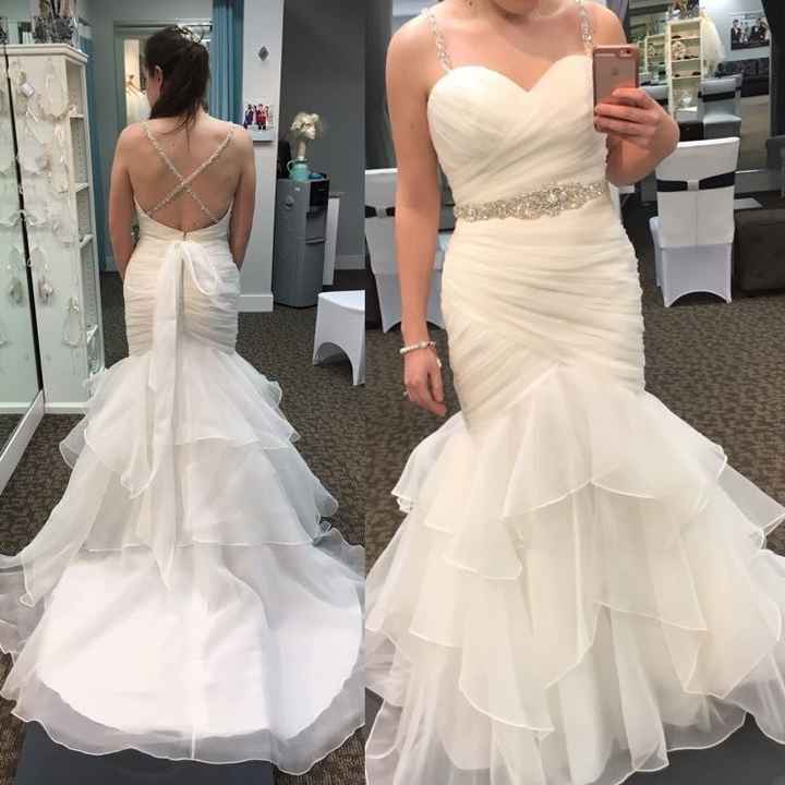 Let's see your wedding dresses.