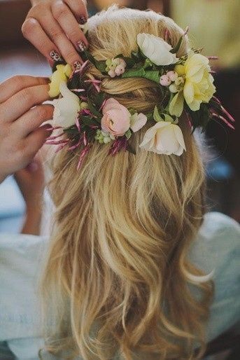 Drop me some wedding pictures of hair!!