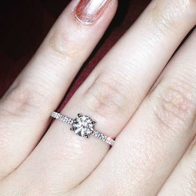 Let's see those rings! And for the Mrs lets see the bands with it ! I LOVE seeing everyone's bling:)