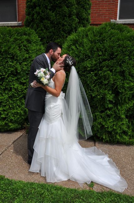 Any brides NOT wearing a cathedral veil?