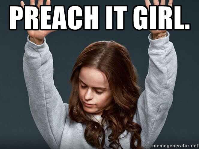 "Nobody said anything...