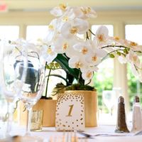 Does it look funny if the centerpieces are different colors? - 1