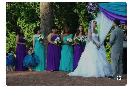 Bridal Party colors