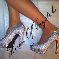 Customized Swarovski Shoes