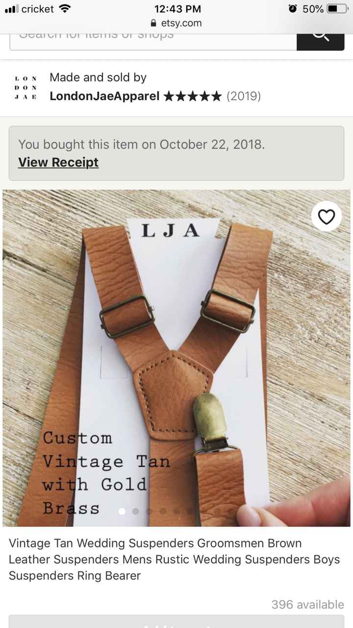 Men's Suspenders and Bow Ties - 1