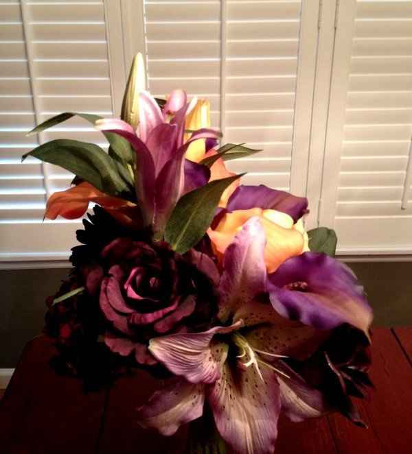 Who made their own bouquet?