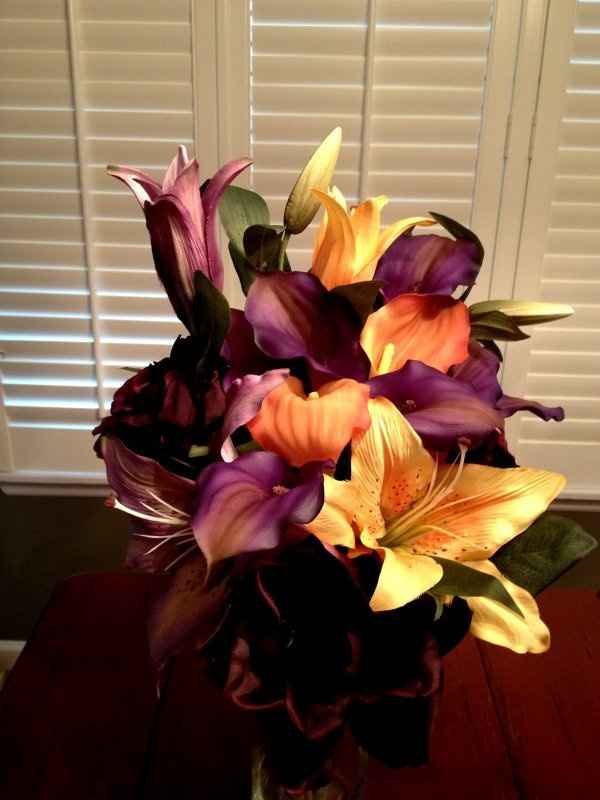 Who made their own bouquet?
