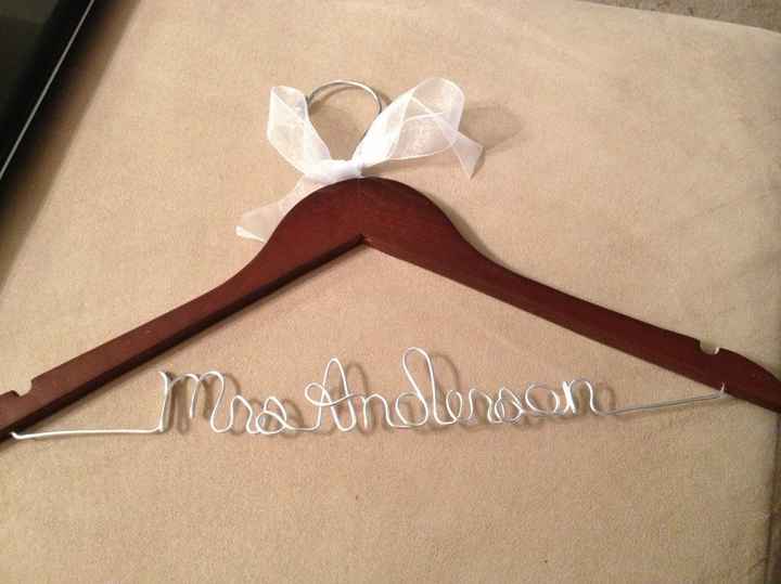 Got my hangers from Etsy! *pic*