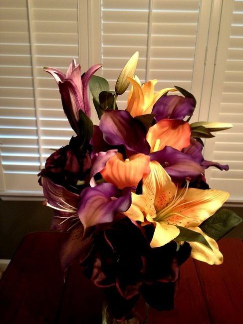 Who made their own bouquet?