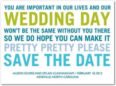 SAVE THE DATE (PICS) show me yours