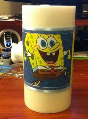 My first DIY: my bouquet and memory candle