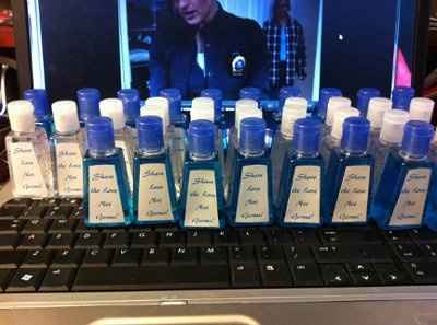 Mock up: Hand Sanitizer favors