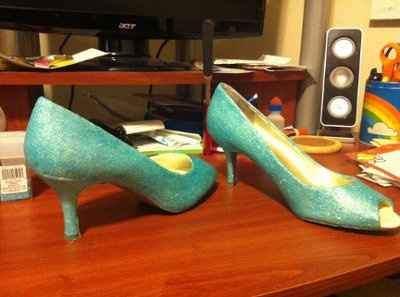 DIY shoes are FINALLY done!!