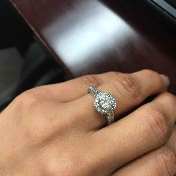 Suggestions on a wedding band for a halo ring.