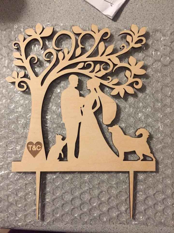 Our cake topper arrived!!!