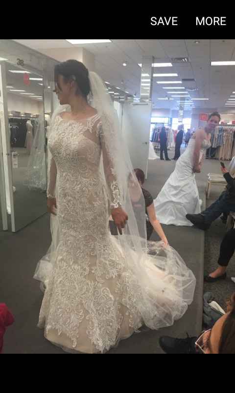 Not completely in love with my dress..