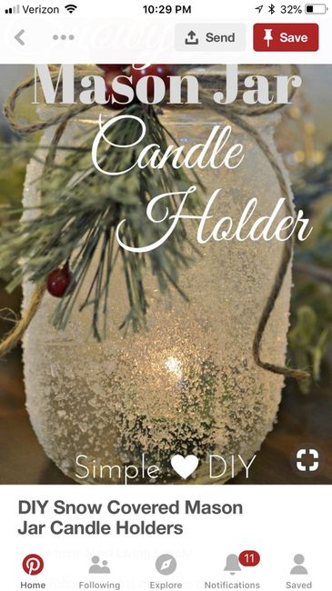 Winter wedding centerpieces - 1