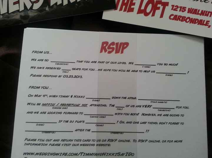 Our invites are in...so excited!