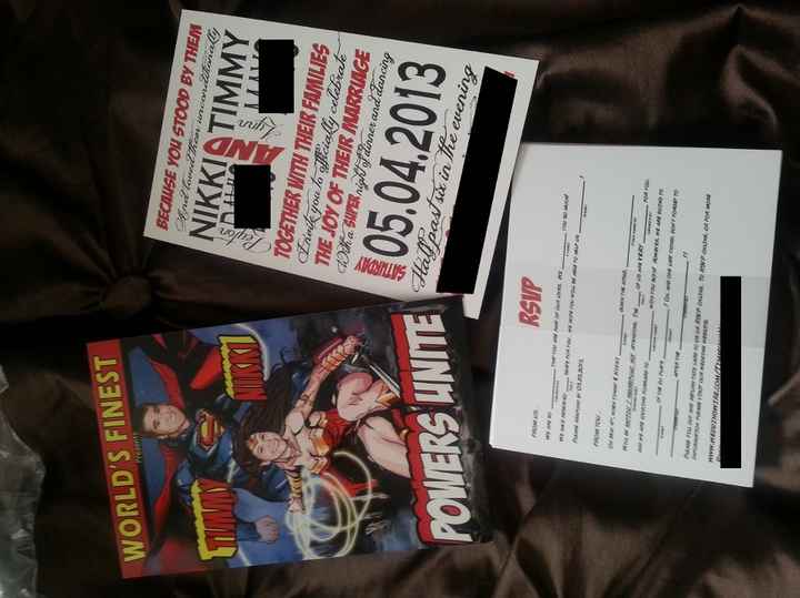 Our invites are in...so excited!