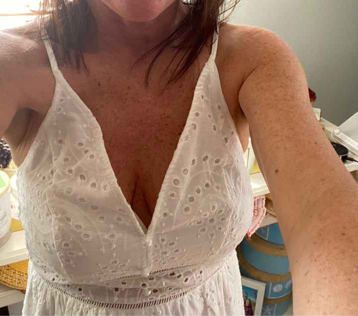 What do i wear to my bridal shower? White? - 1