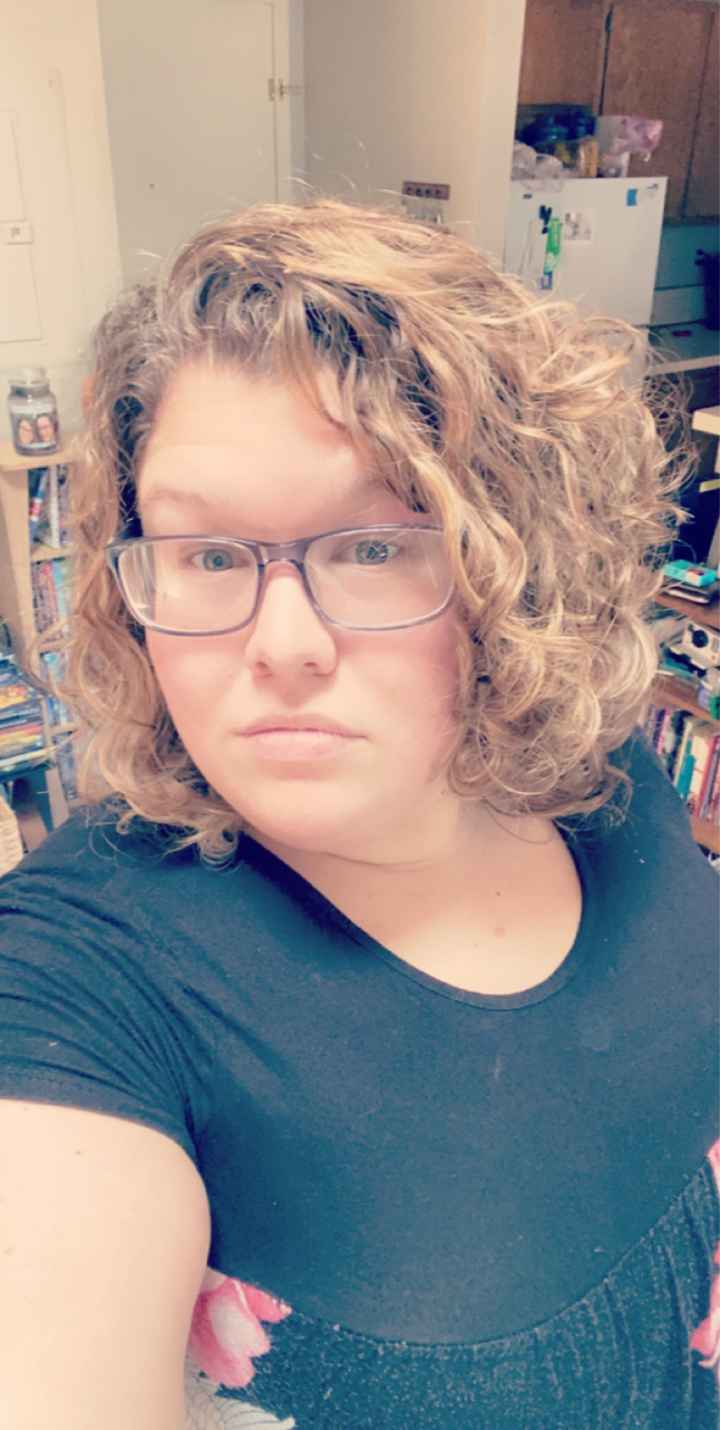 Calling my Curly Hair Brides! Hairstyle ideas?? Help! - 2